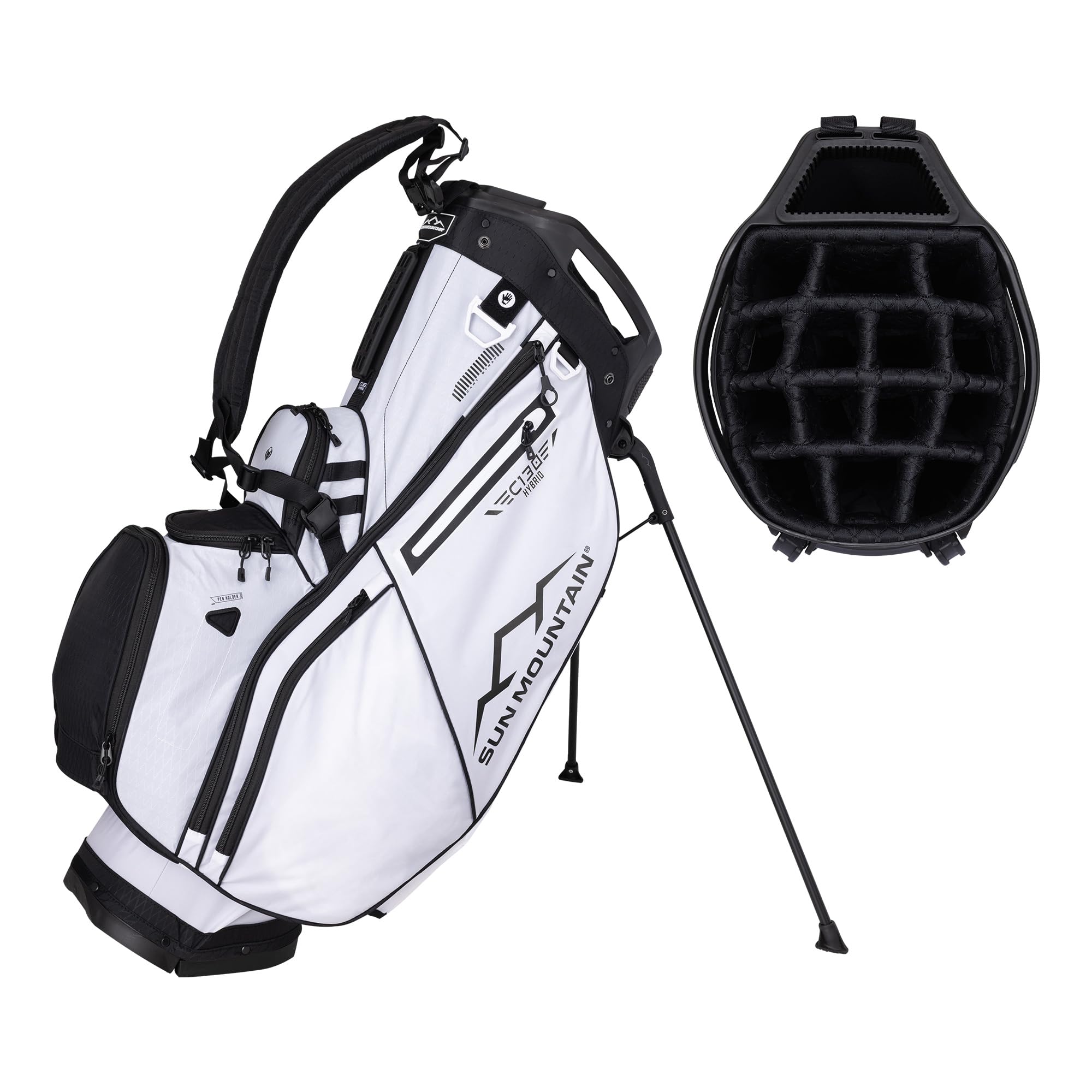 C130 Hybrid Cart Bags - Premium Golf Stand Bag with 14-Way Divider, Lightweight & Waterproof for Men & Women - Perfect for Driving Range, Course Play & Tournament Golf