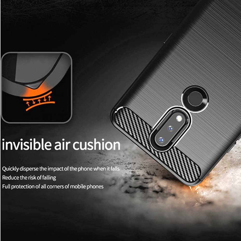 Premium Nokia 2.4 Accessories Bundle: Durable Brush Textured Flex Gel Case, Tempered Glass Screen Protector, Secure Car Mount - Perfect for Daily Use, Travel, and On-the-Go Protection