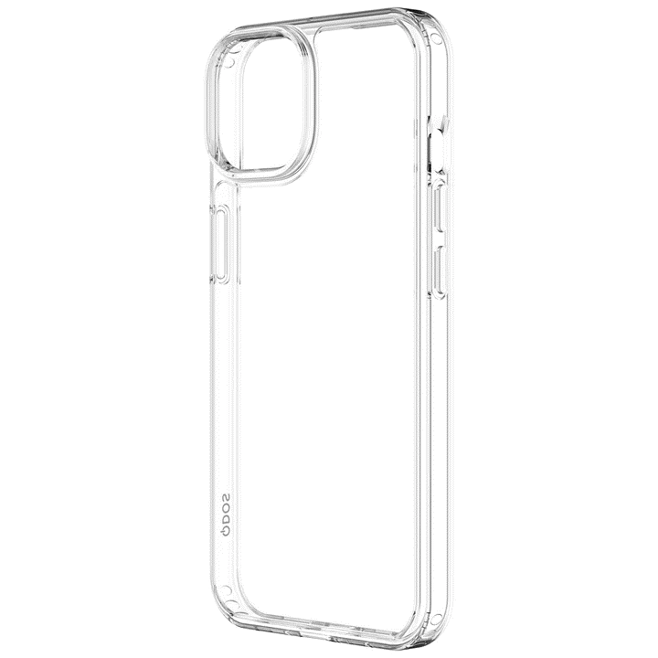QDOS HYBRID Clear Protective Case for iPhone 14 Plus - Shockproof & Scratch-Resistant Cover for Everyday Use, Travel, and Outdoor Activities