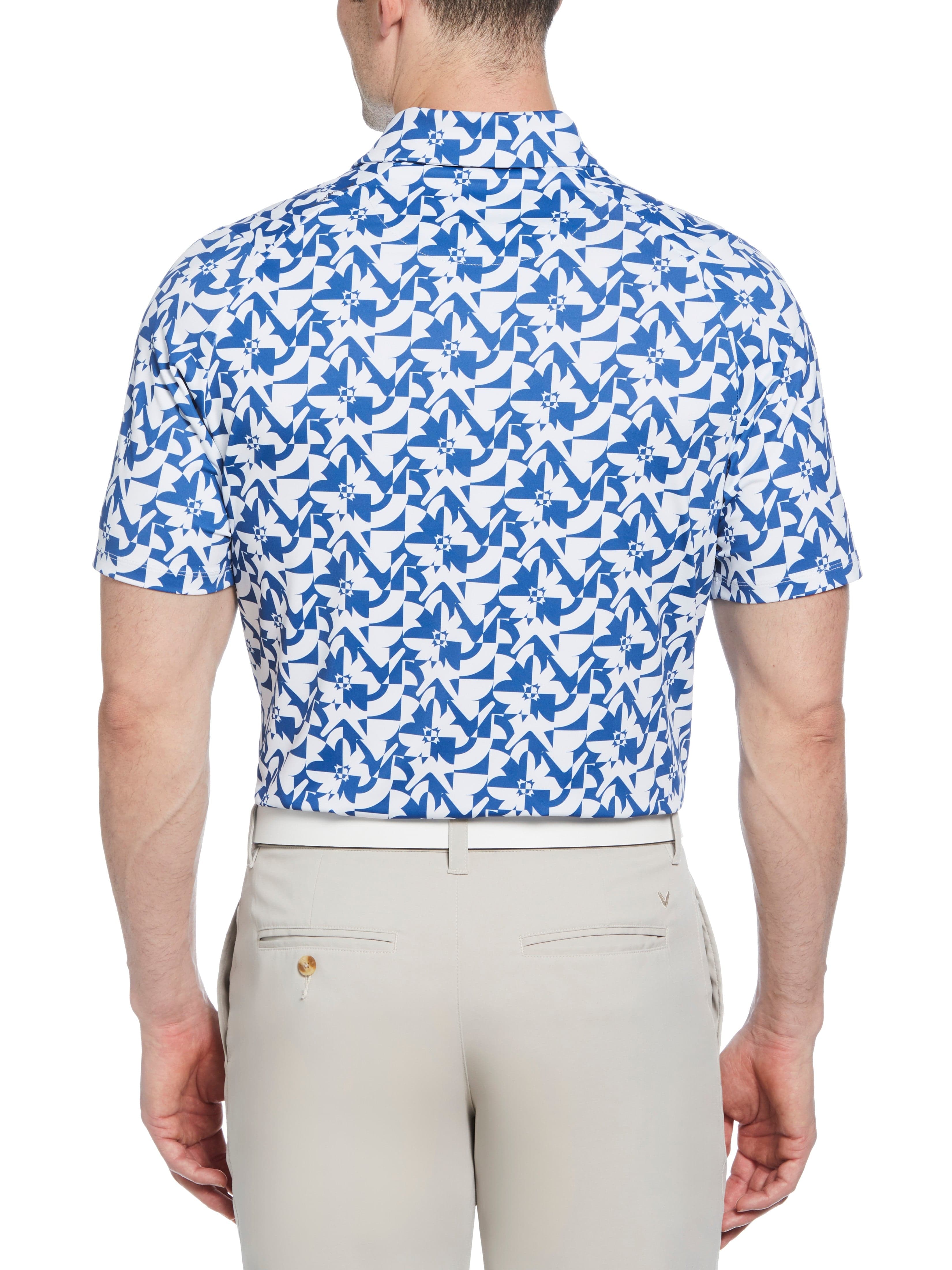 Men's Layered Floral Print T-Shirt - Stylish Casual Summer Tee for Outdoors, Travel & Everyday Wear