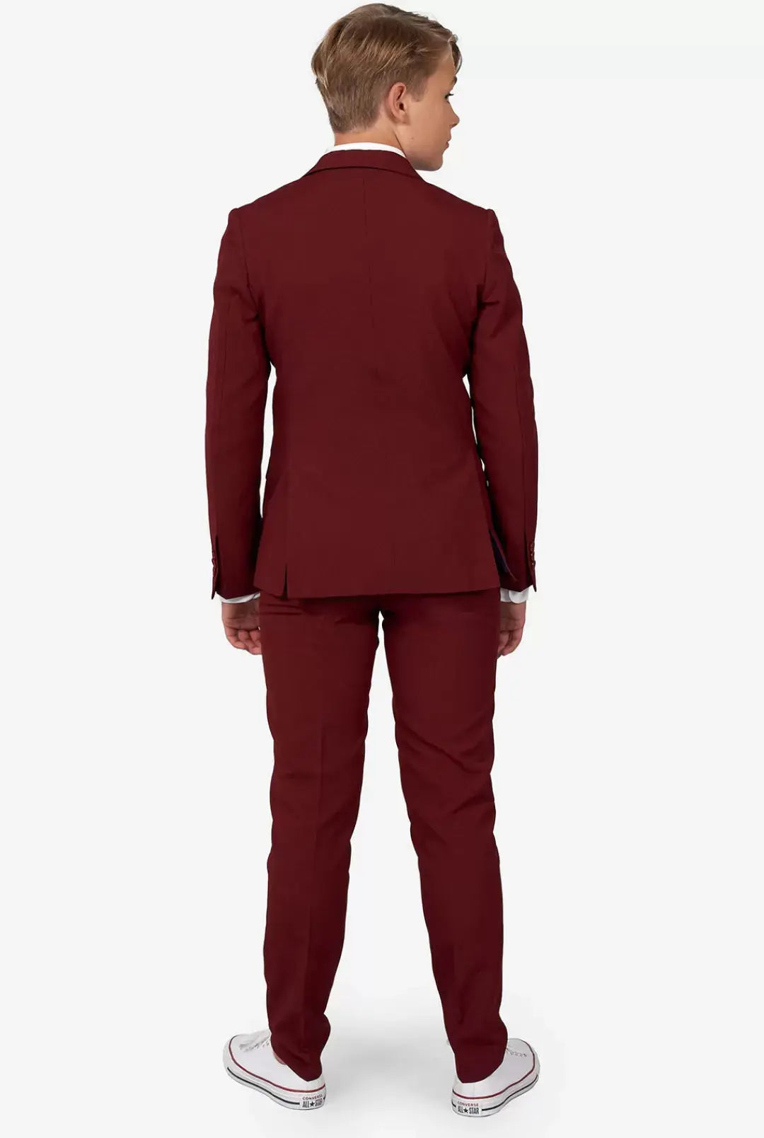 Boys' 5-Piece Burgundy Suit Set | Premium Quality | Made in Canada | Perfect for Weddings, Parties & Formal Events