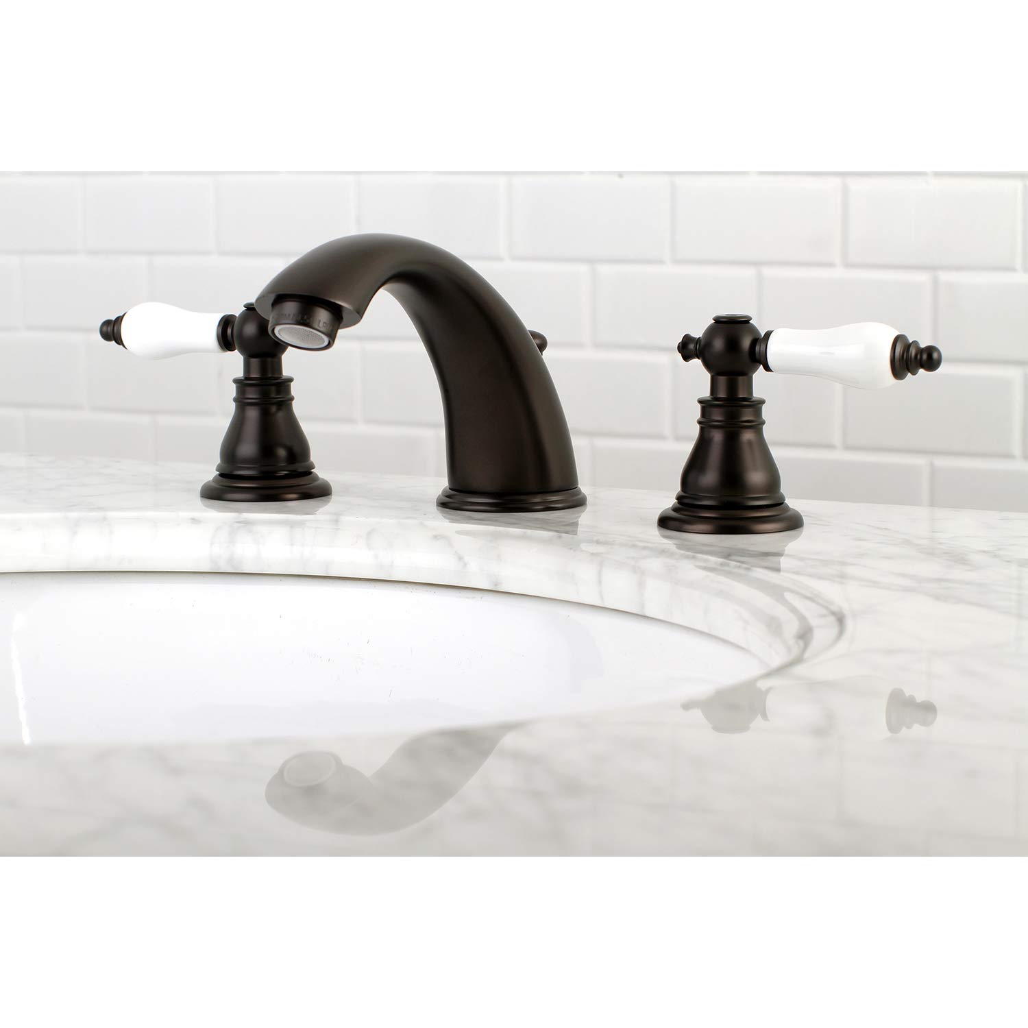 Kingston Brass KB965APL American Patriot Widespread Bathroom Faucet - 5.75