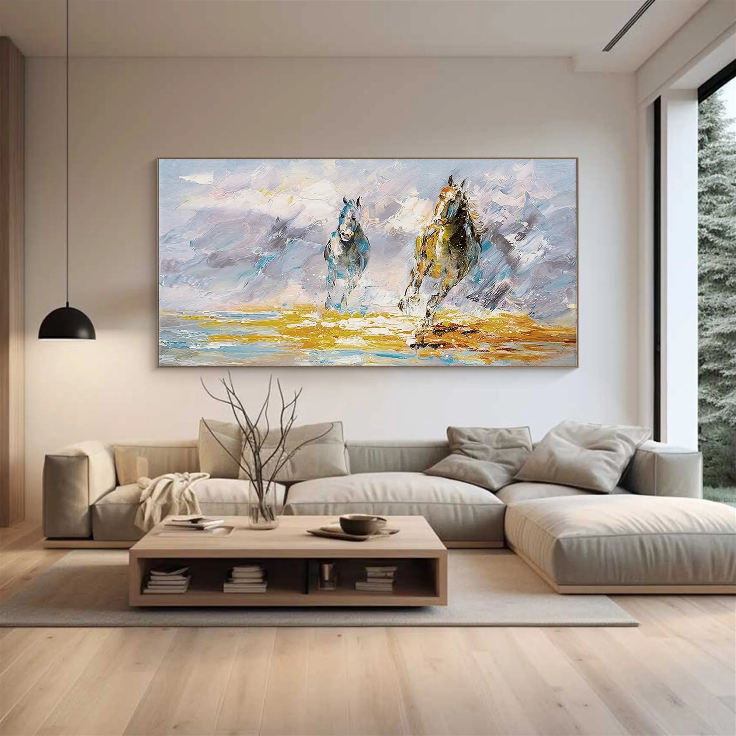 Animal Art Painting #AP011 - Handmade Canvas Wall Decor for Living Room, Bedroom & Office | Unique Wildlife Artwork for Home & Gifts