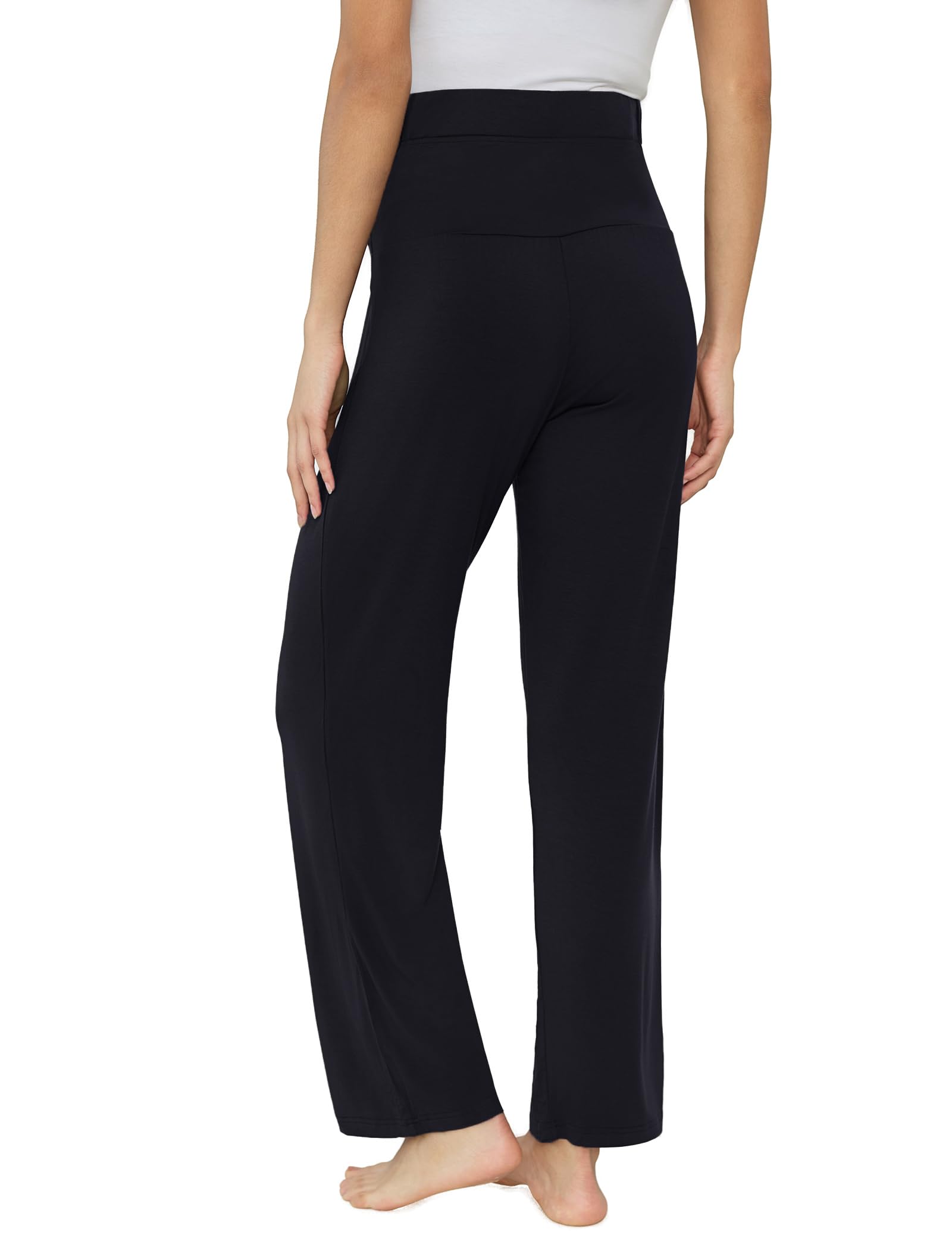 Joyaria Women's Maternity Sweatpants - Over The Belly Pregnancy Yoga Pants for Comfortable Lounge & Sleep - Perfect for Relaxing at Home, Prenatal Yoga, and Postpartum Recovery