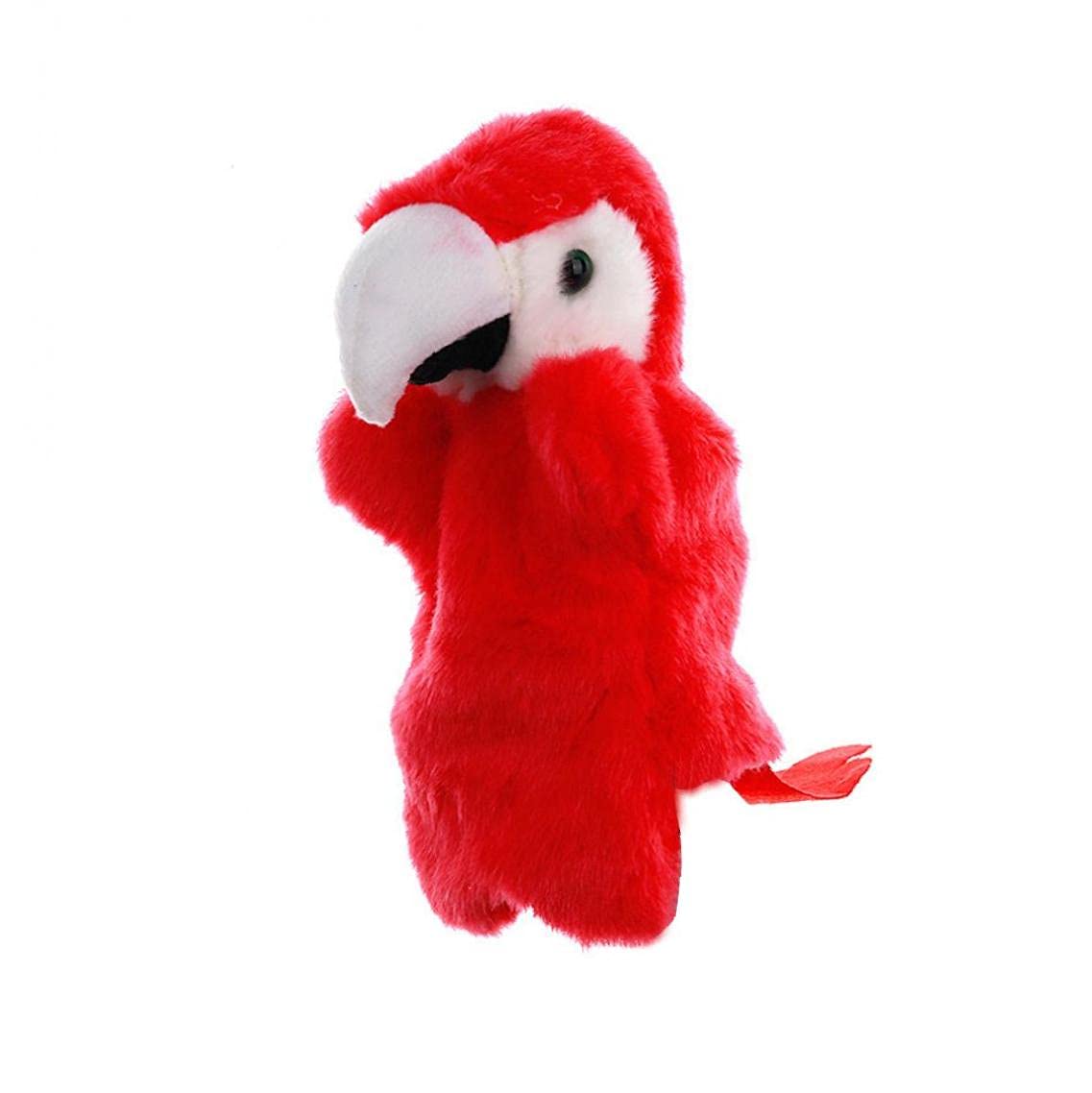 Soft Finger Parrot Puppets - Plush Hand Puppet Toy for Kids & Toddlers - Interactive Animal Doll for Storytelling, Role Play & Early Learning - Perfect for Classroom, Playtime & Gift Giving