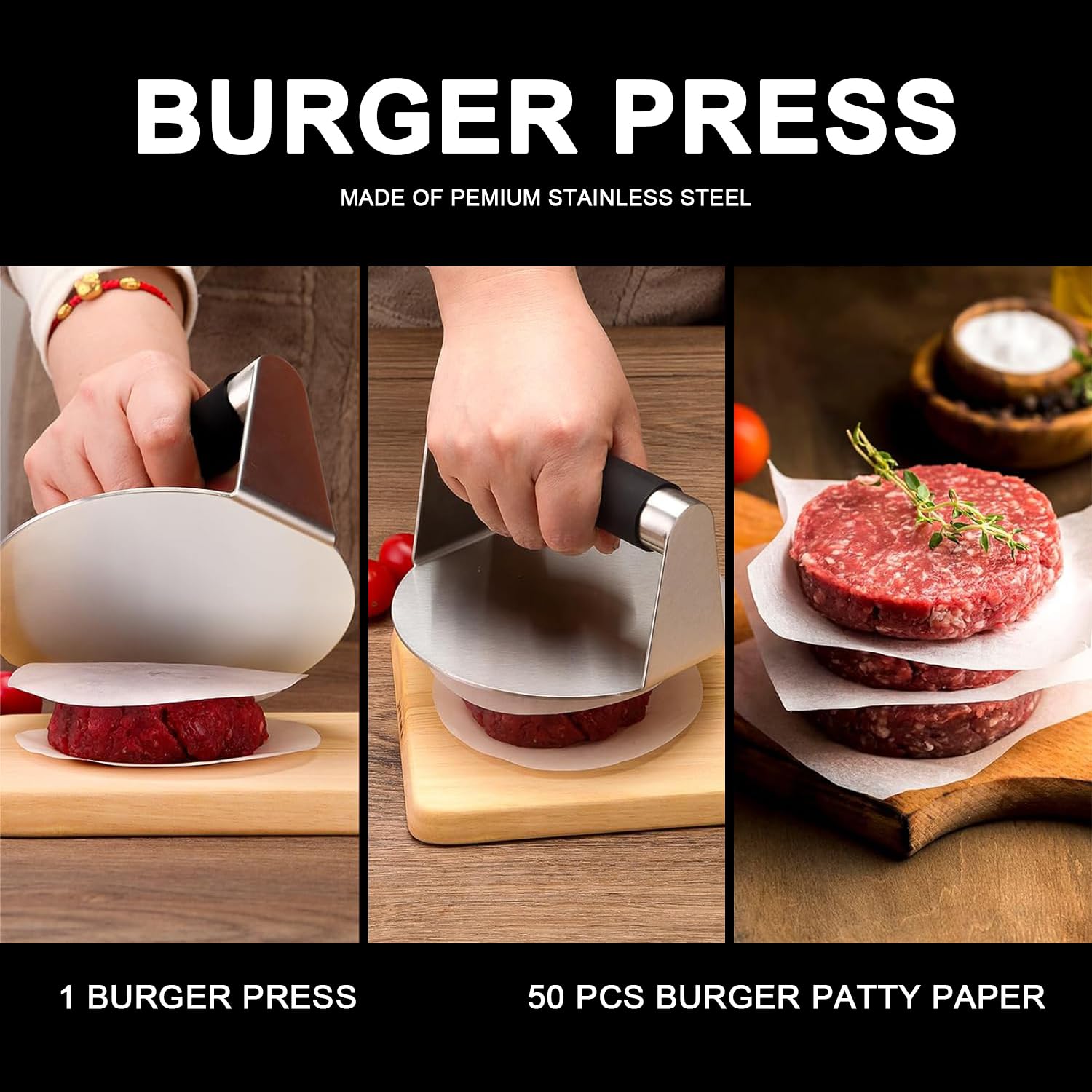 38-Piece Griddle Accessories Kit for Blackstone & Flat Top Grills - Smashed Burger Press, Silicone Grill Mat, Basting Cover & Spatula Set - Perfect for Outdoor Camping, Backyard BBQs & Tailgating Parties