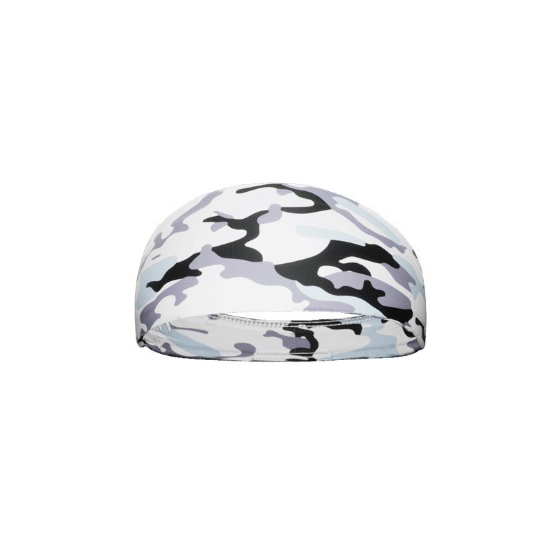Snow Camo Headband - Warm Winter Ear Warmer for Men & Women - Perfect for Skiing, Snowboarding & Outdoor Activities