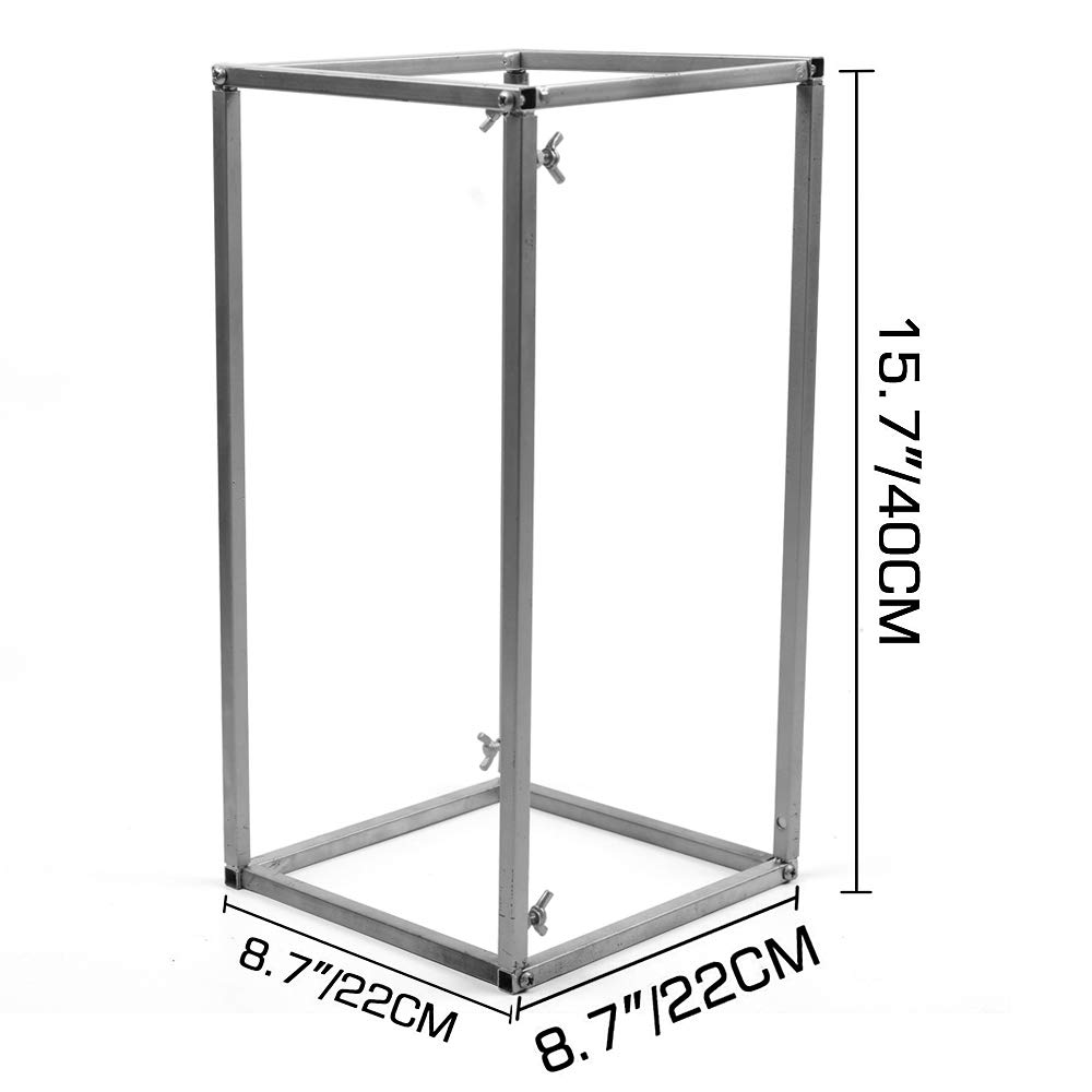 Hexagonal Wrought Iron Wedding Arch Stand - Elegant Backdrop Frame for Wedding Decorations, Party Background & Tabletop Flower Display | Perfect for Ceremonies, Receptions & Photo Booths