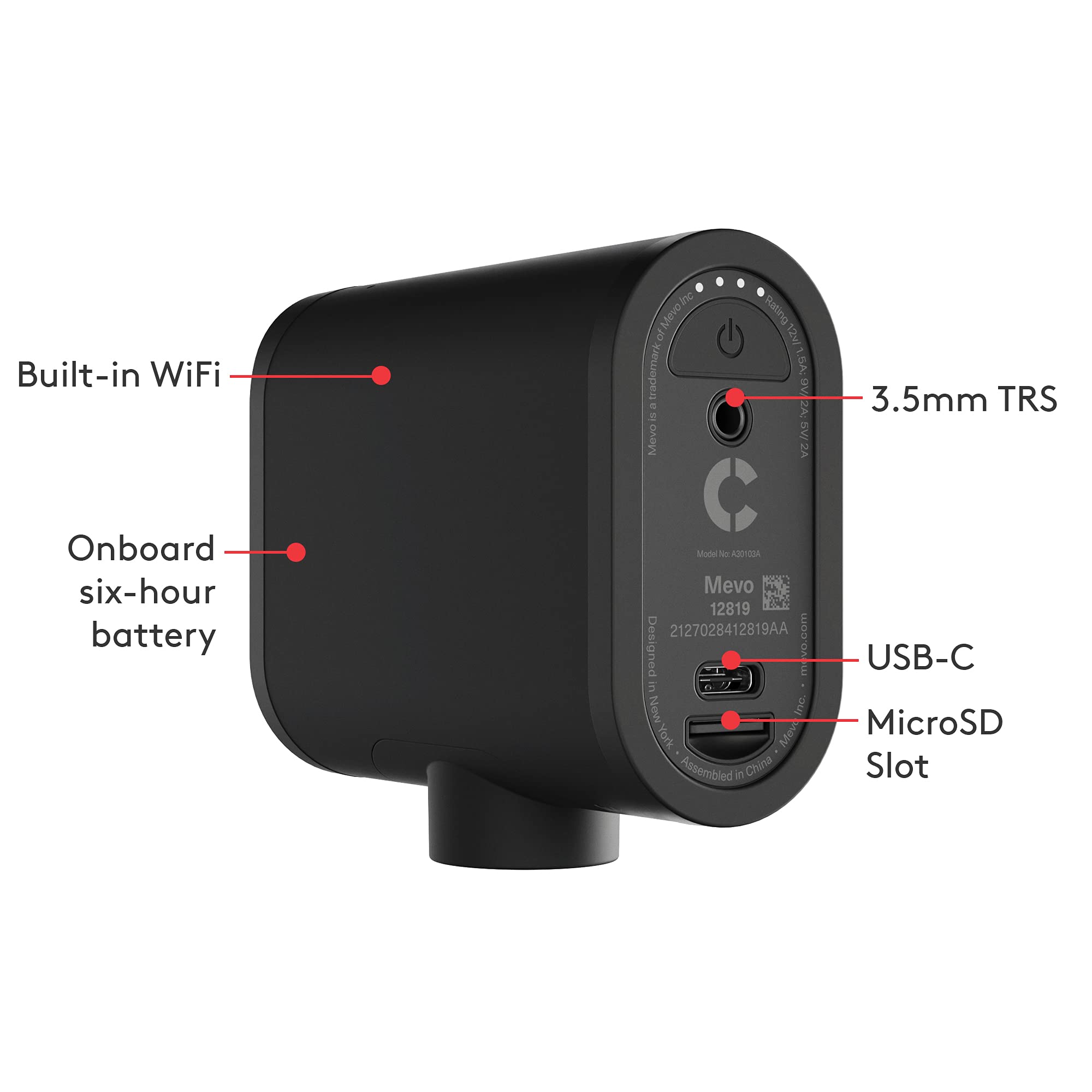 Logitech Mevo Start Wireless Live Streaming Camera - 1080p HD Video, App Control, LTE/Wi-Fi Connectivity - Perfect for Vlogging, Gaming, and Live Events (Black)