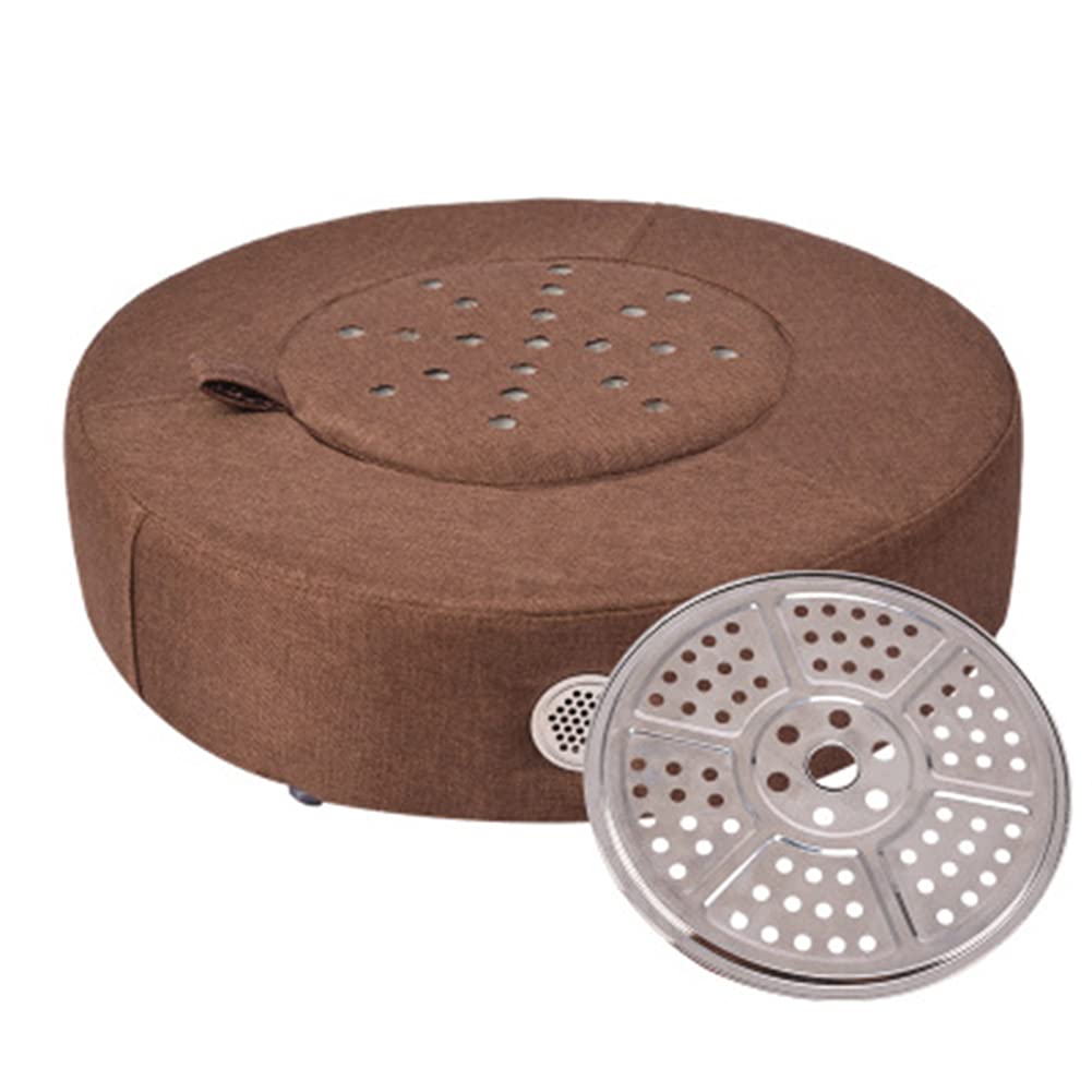 Nlight Smokeless Moxibustion Cushion Set - Multifunctional Moxa Therapy Pad with Cone Burner Box & Sit Chair for Pain Relief, Yoga Relaxation & Traditional Chinese Medicine Therapy - Perfect for Home Wellness, Spa Days & Post-Workout Recovery