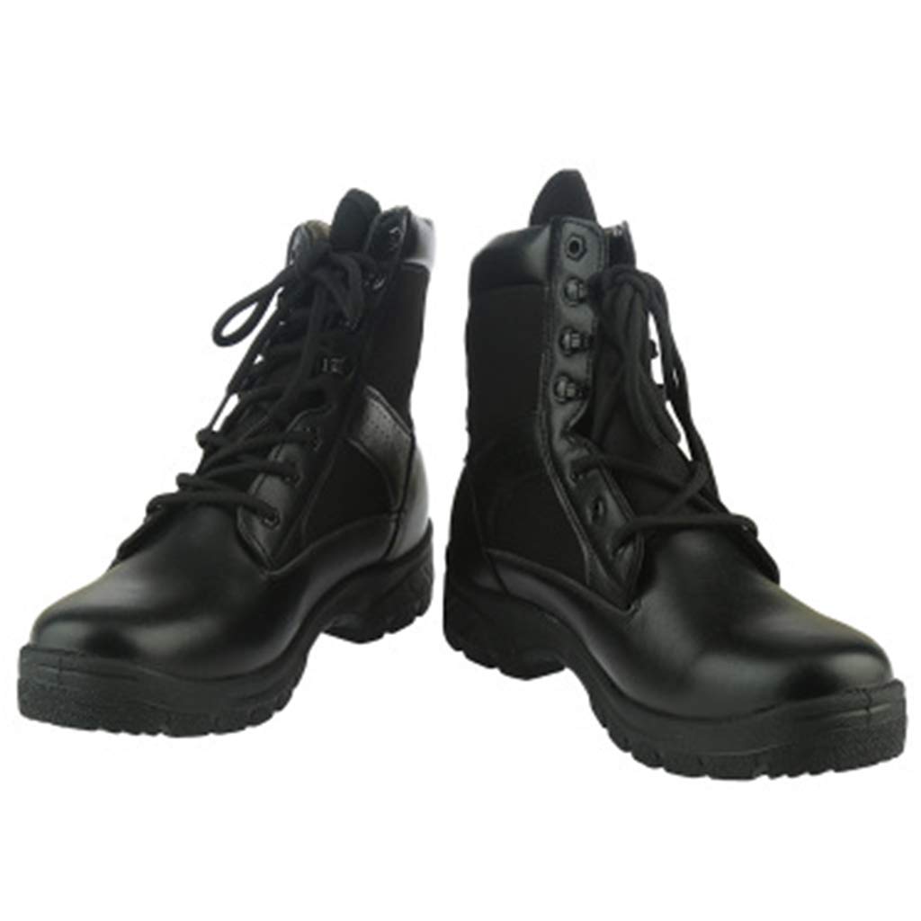 Men's Military Tactical Boots - Black Desert Combat Boots for Outdoor Hiking, Security & Cadet Duty | Durable Lace-Up Army Shoes for Adventure & Work