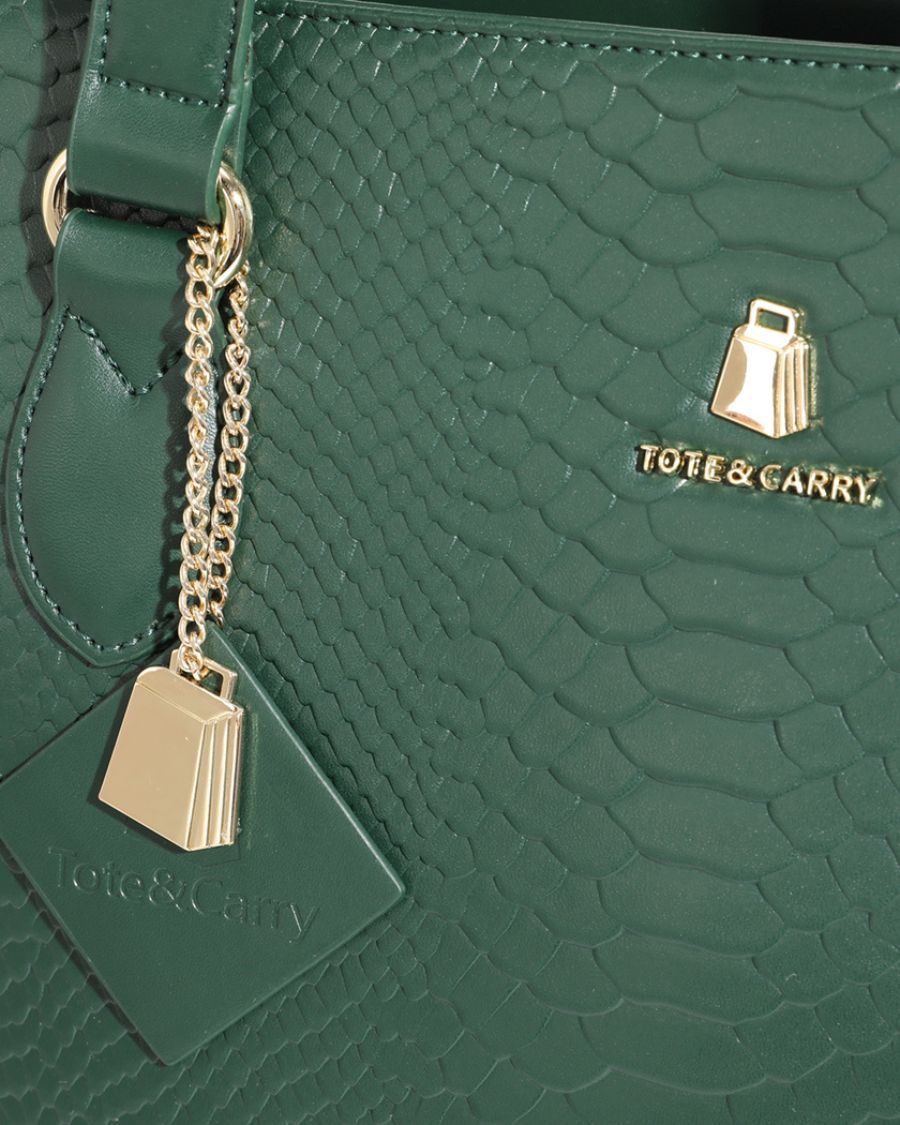 Apollo 1 Emerald Green Tote Bag for Women - Stylish & Durable Shopping, Beach & Work Bag - Perfect for Groceries, Travel & Everyday Use