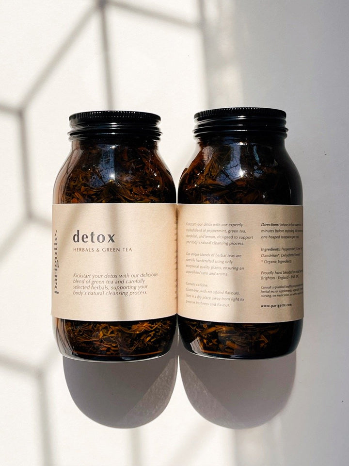 Parigotte Detox Tea - Organic Herbal Cleansing Blend for Weight Loss & Digestion | Perfect for Morning Routine & Post-Workout Recovery