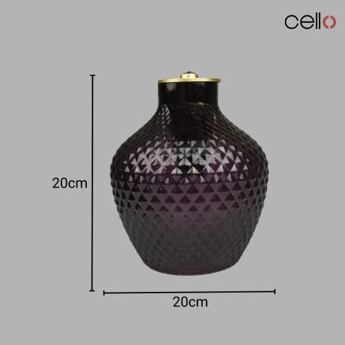 Premium Cello Electric Wax Warmer - Porcelain Barrel Design for Home Aromatherapy & Relaxation | Perfect for Living Room, Bedroom, and Office Use