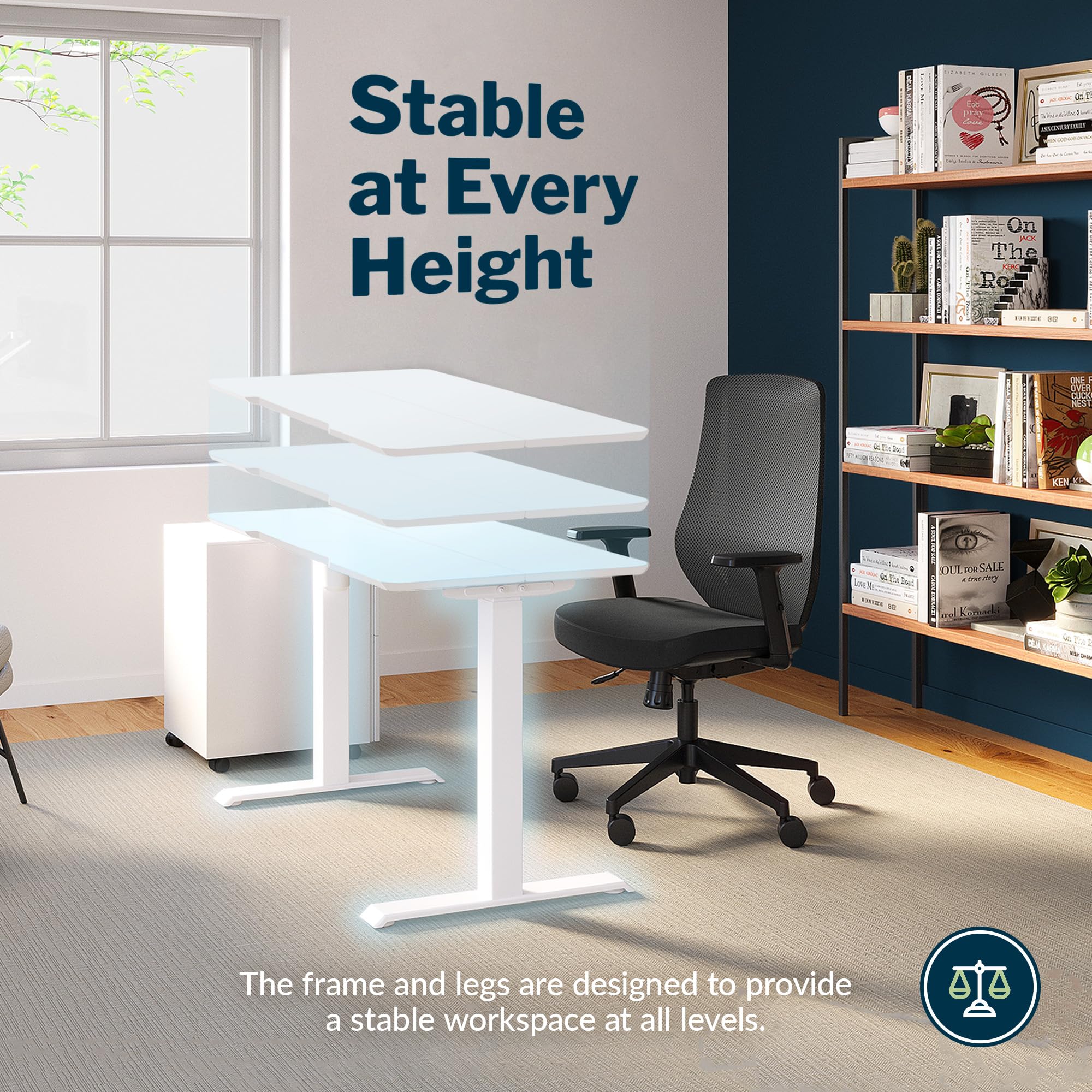 Vari Essential Height Adjustable Electric Standing Desk - 48