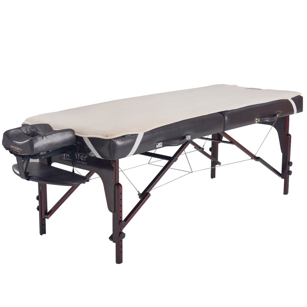 ETL Certified Massage Table Warmer - Sherpa Velvet Fleece Heating Pad & Heating Blanket for Spa, Massage & Beauty Beds - Professional Warming Heat Pad for Relaxation & Pain Relief - Perfect for Home Spa, Massage Therapy & Salon Treatments
