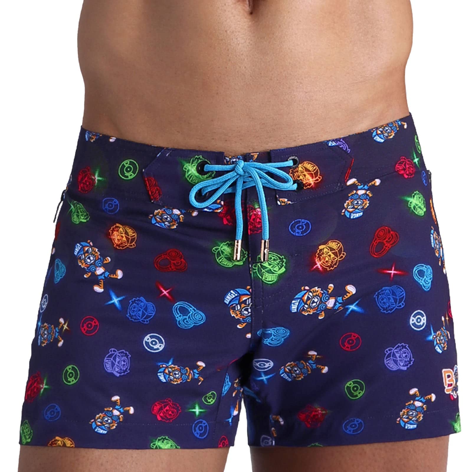 **Bang Men's Swimwear - Quick-Dry Flex Shorts with Adjustable Waist - Stretch Swim Trunks for Beach, Pool & Water Sports**