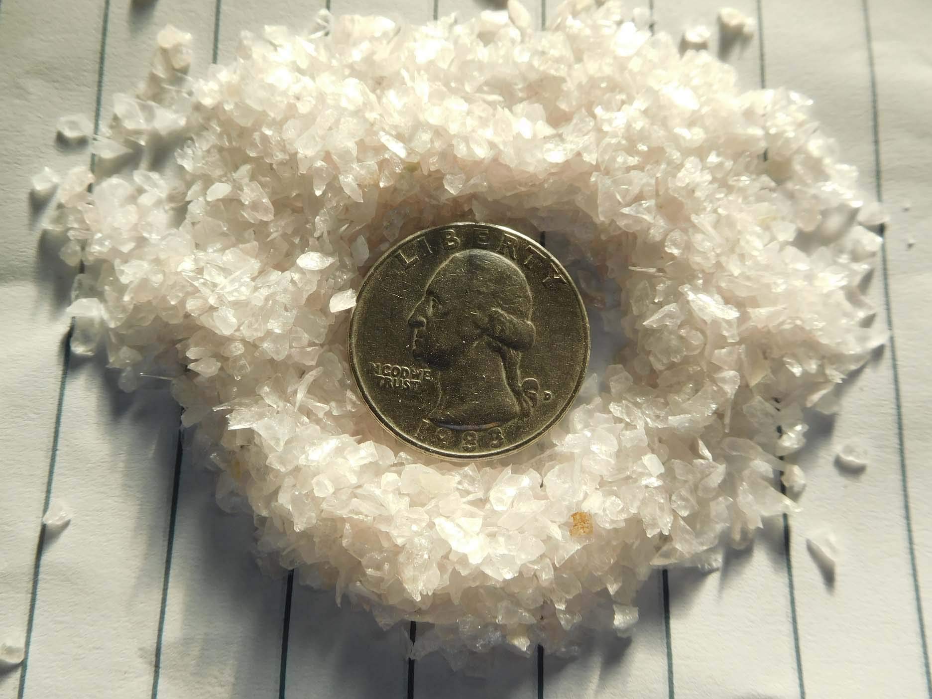 Pink Rose Quartz Gemstones - 2mm Natural No Powder, 100% Pure for Love & Healing - 1 Ounce | Perfect for Jewelry Making, Meditation & Spiritual Gifts