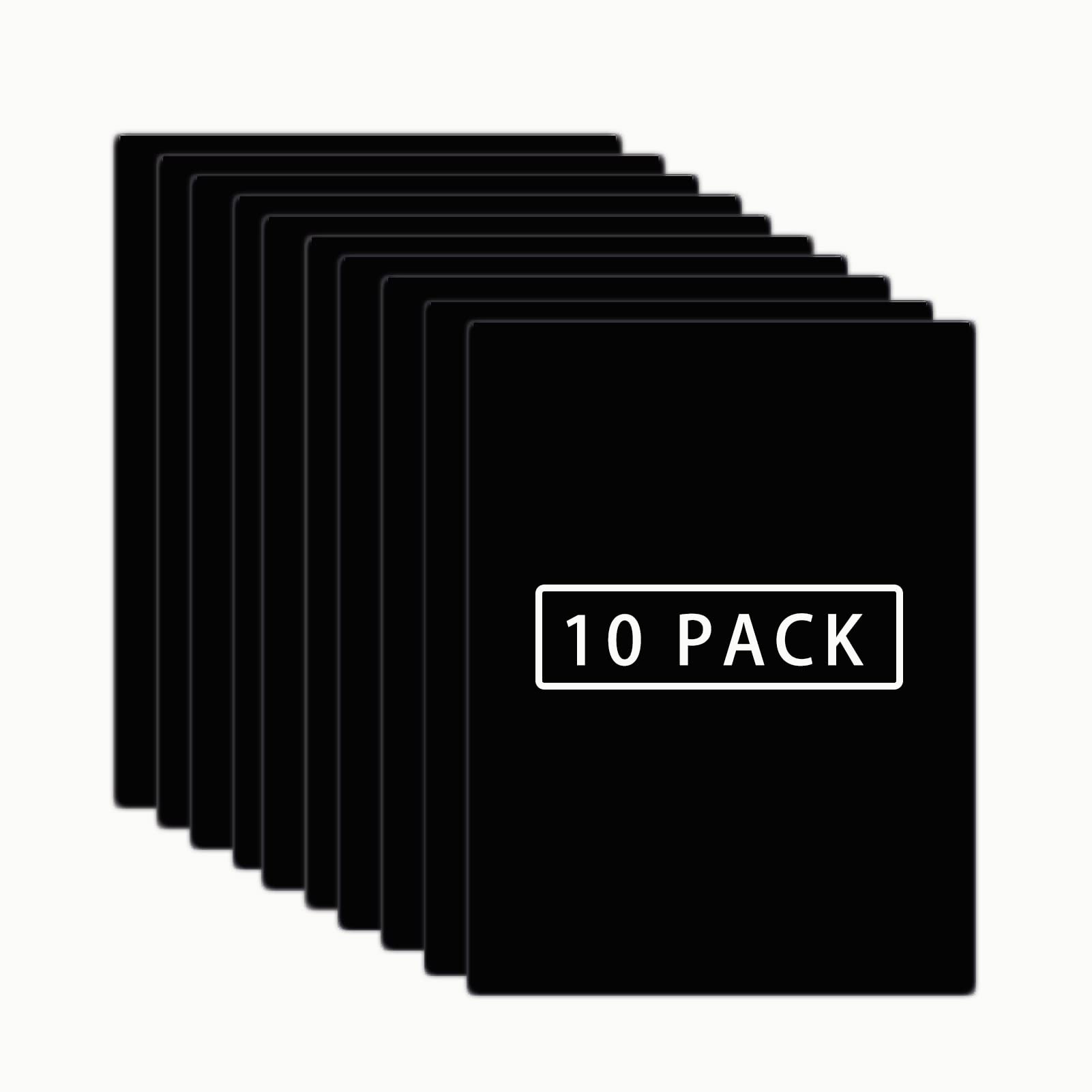 Premium Black HTV Heat Transfer Vinyl Bundle - 10 Pack 12