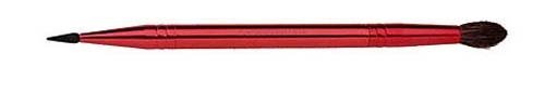 BareMinerals Defined Line & Crease Makeup Brush with Red Handle - Professional Eyeshadow Blending Brush for Precise Crease Definition & Eyeliner Application