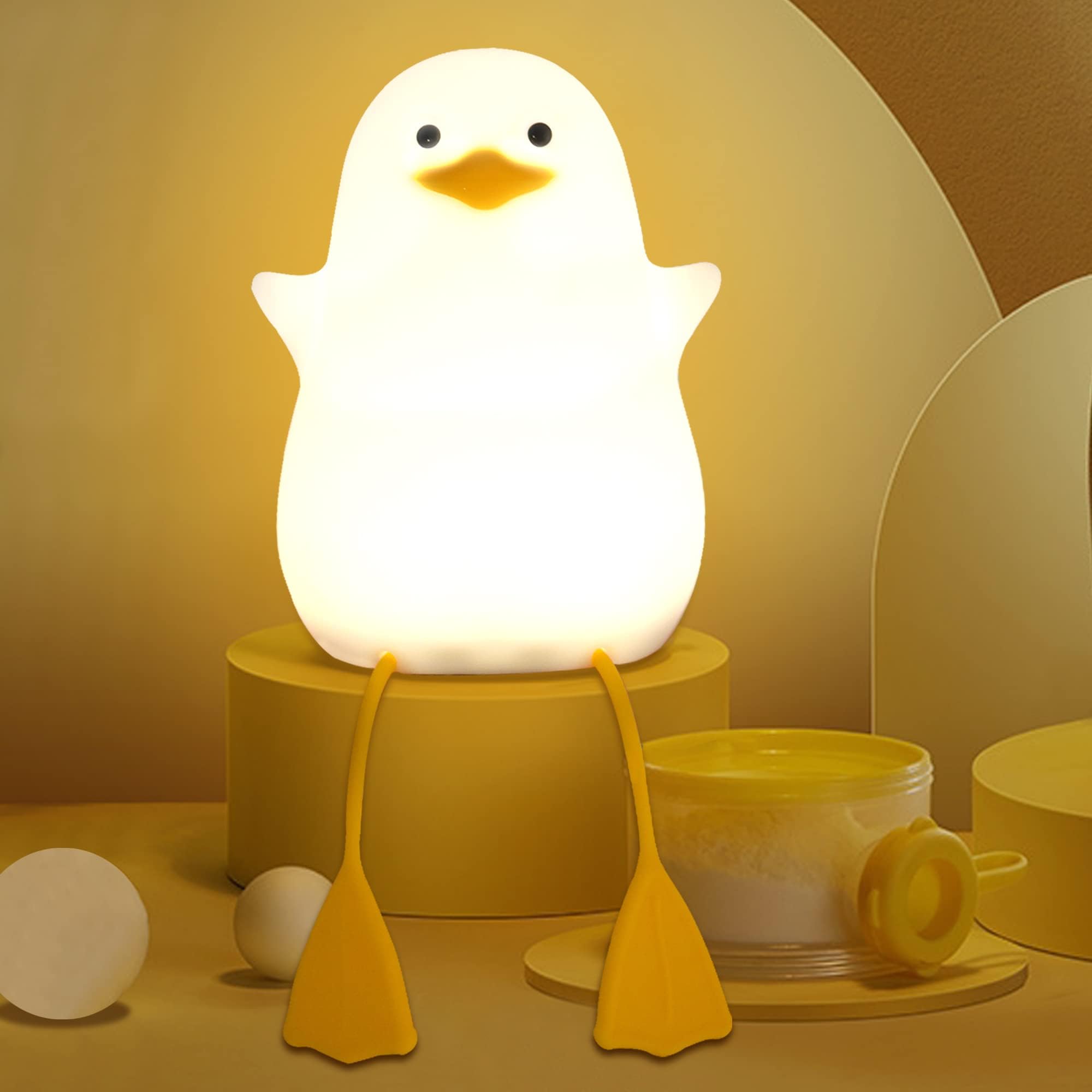 Soft Silicone LED Touch Night Light for Kids - USB Rechargeable Nursery Lamp with Timer & Dimmable Warm White Light | Perfect for Bedside, Baby Feeding, Bedroom Decor & Birthday Gifts for Toddlers, Children & Women