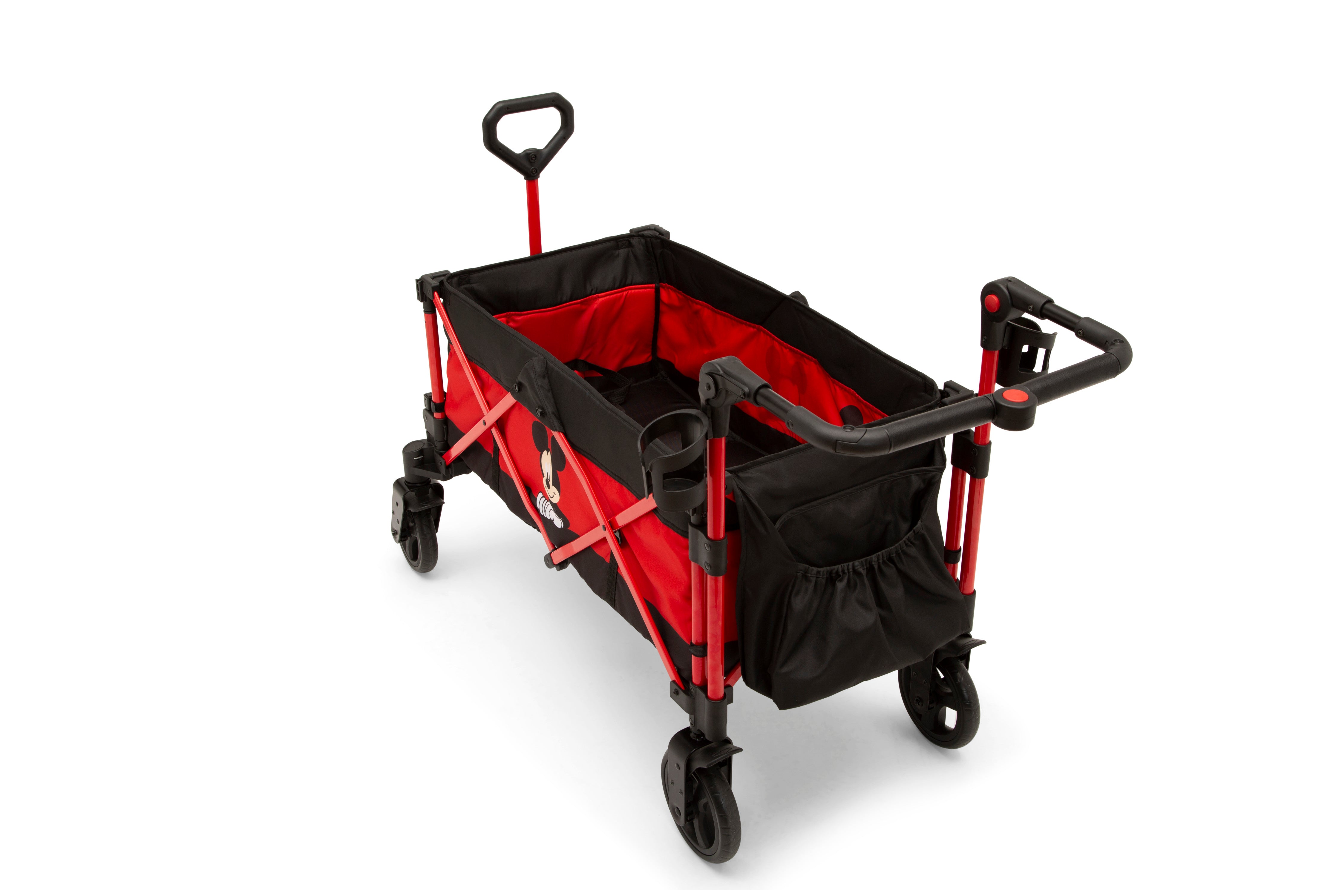 Disney Mickey Mouse Stroller Wagon for Kids - Lightweight Foldable Baby Stroller with Canopy | Perfect for Park Outings, Beach Trips & Shopping