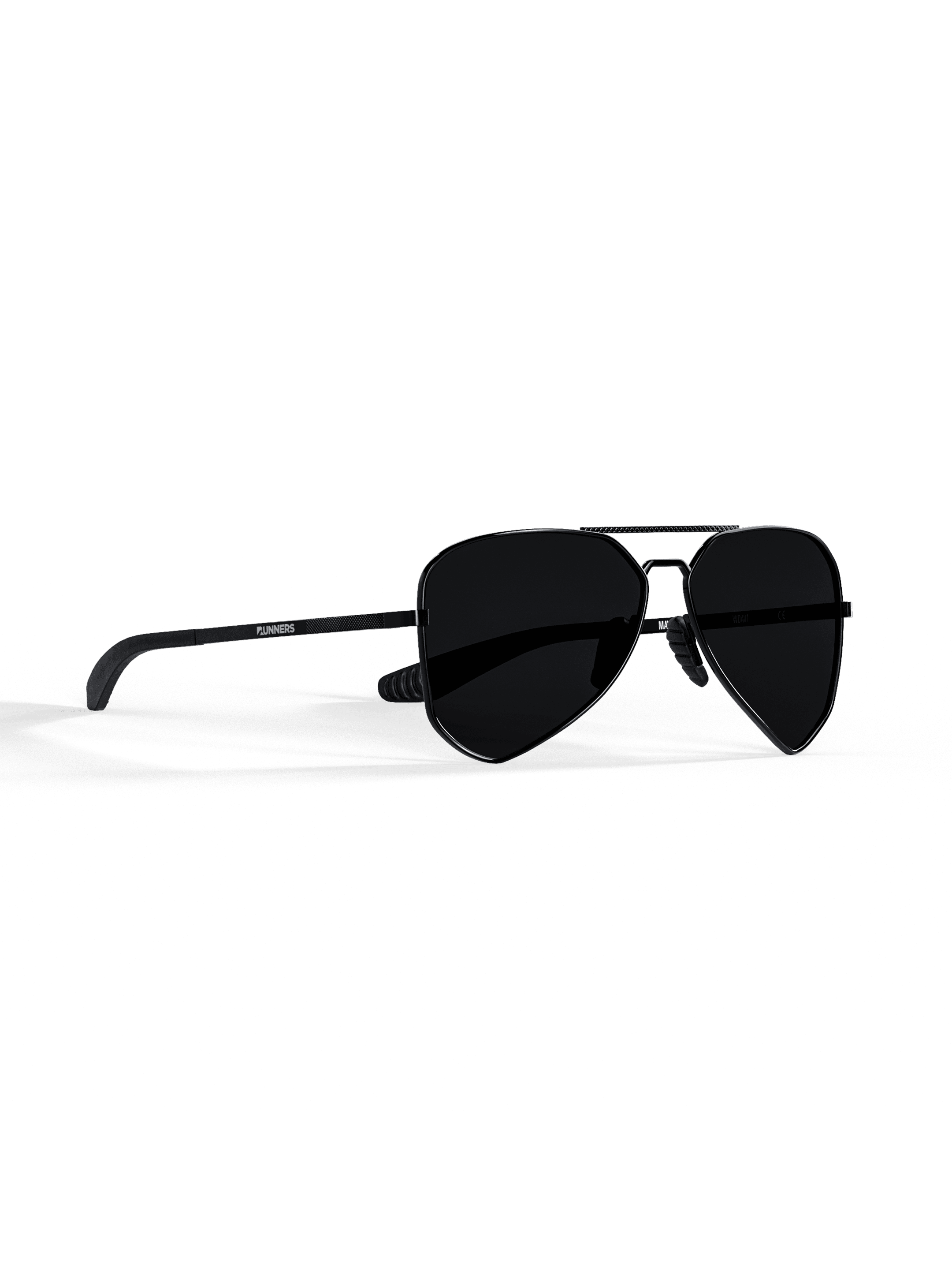 Premium Blackout Titanium Sunglasses - Polarized UV Protection for Men & Women - Ideal for Driving, Running, and Outdoor Activities