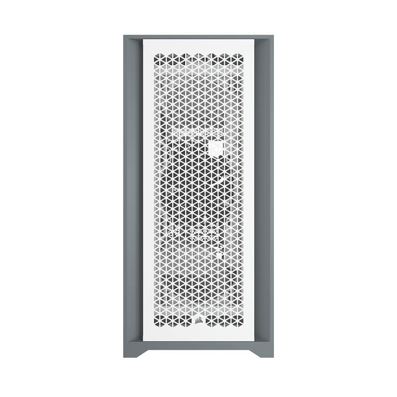 Corsair 5000D AIRFLOW Mid Tower PC Case - White Tempered Glass, High Airflow Design for Gaming & Workstation Builds - Perfect for Streamers & Content Creators