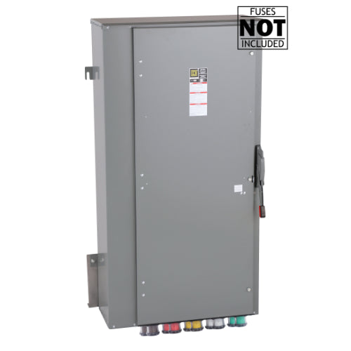Heavy Duty Cam Lock Fused Disconnect Switch - Single Throw Safety Switch for Industrial Equipment & Electrical Panels - Ideal for HVAC Systems, Motor Controls & Power Distribution