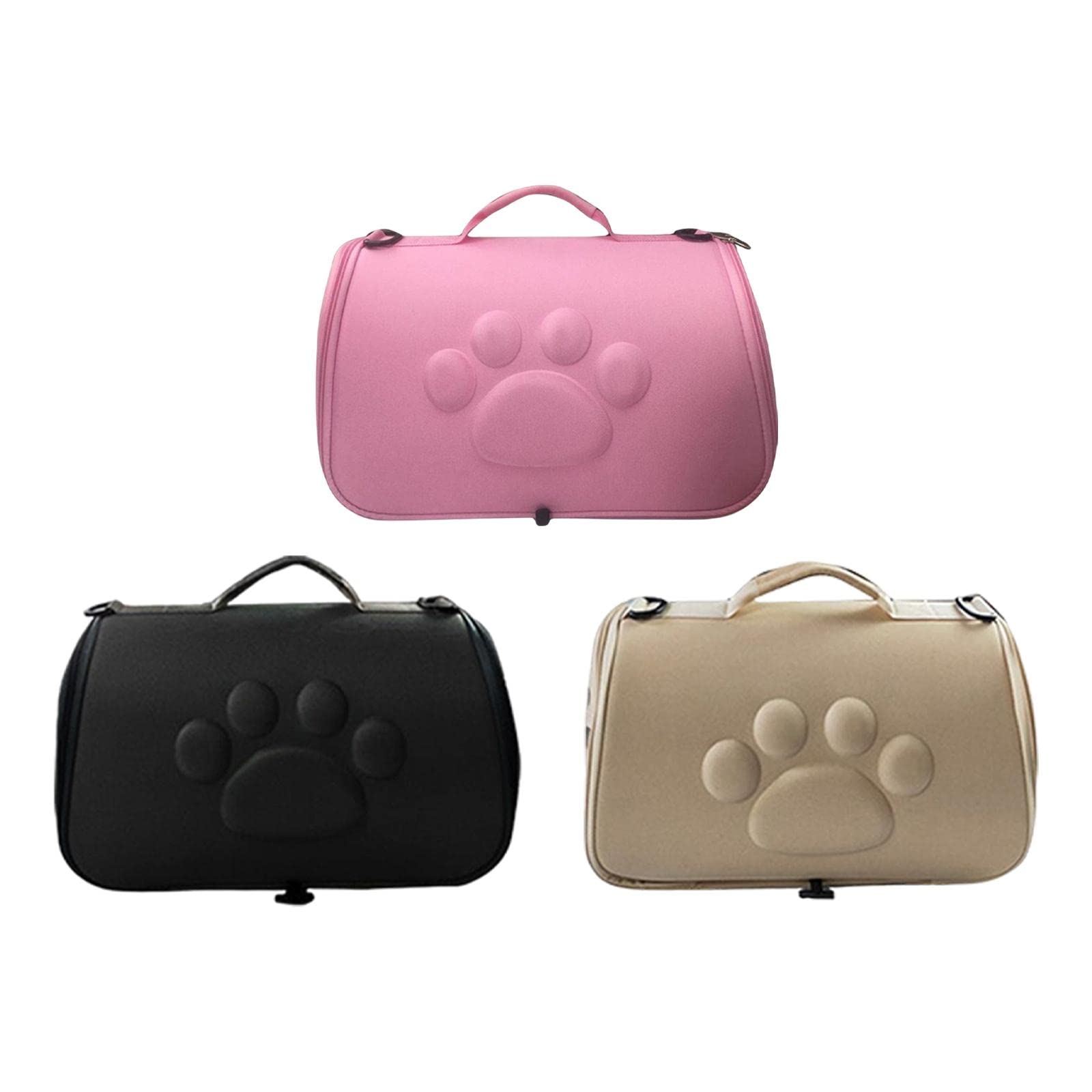 Enakshi Breathable Cat Carrier Bag - Durable Pet Travel Carrier for Cats & Small Dogs, Pink | Portable Pet Carrier for Vet Visits, Air Travel & Outdoor Walking | Pet Supplies & Dog Accessories