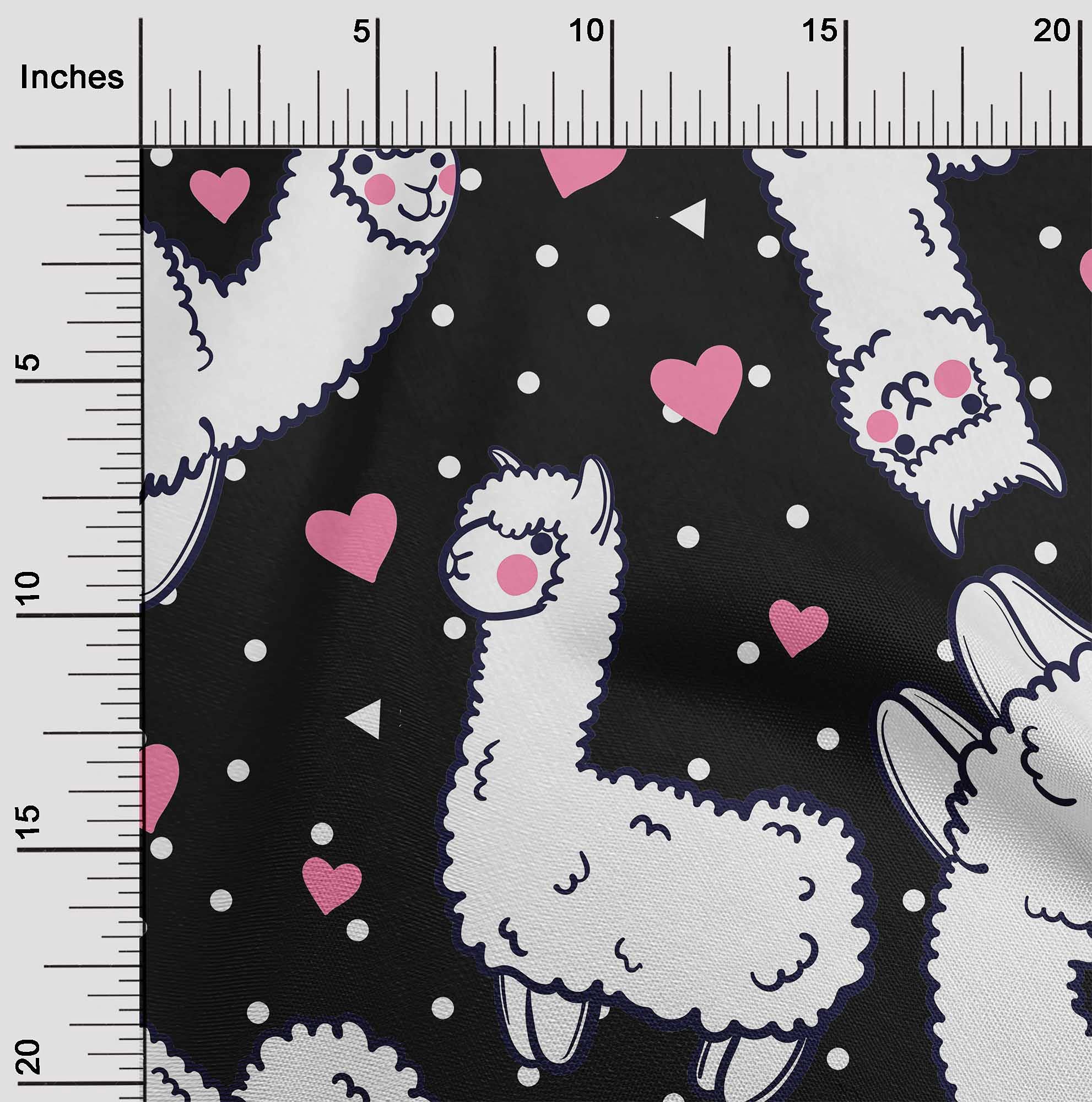 Premium Cotton Silk Black Fabric - 42 Inch Wide by The Yard | Soft Dress Material & Nursery Decor Fabric | Perfect for DIY Clothing, Home Decor, and Baby Room Projects