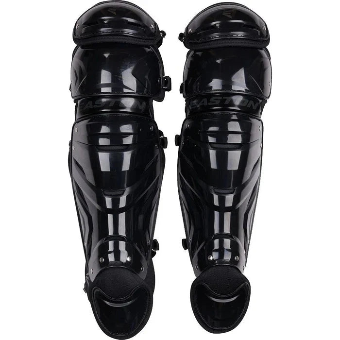 Easton Gametime Blackout Catcher's Set - Solid Black Baseball Gear for Youth & Adult Players (Model A165428) | Perfect for Training, Games & Practice Sessions