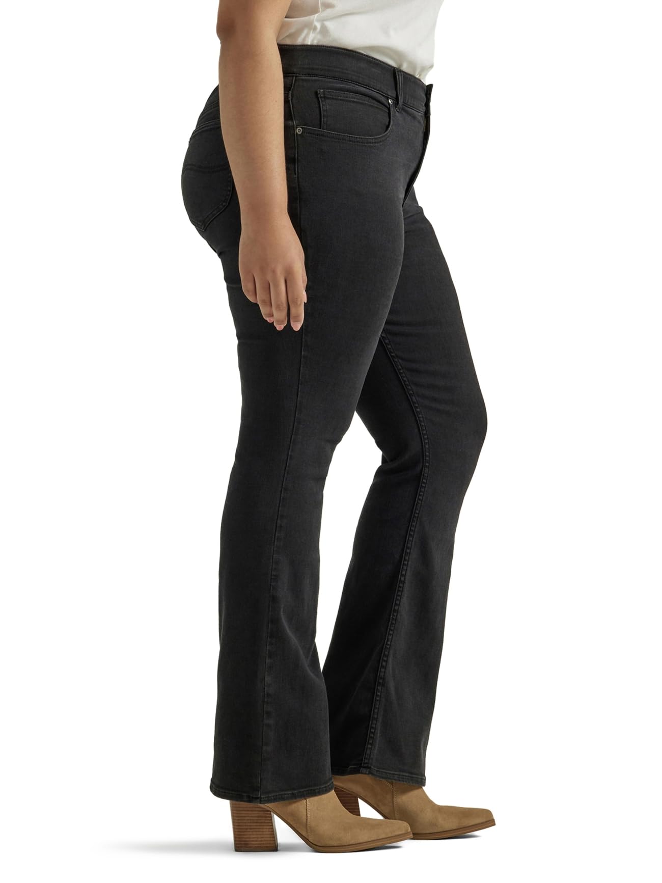 Lee Women's Plus Size Ultra Lux Comfort with Flex Motion Bootcut Jeans - Stretchy & Flattering Denim for Work, Casual & Night Out