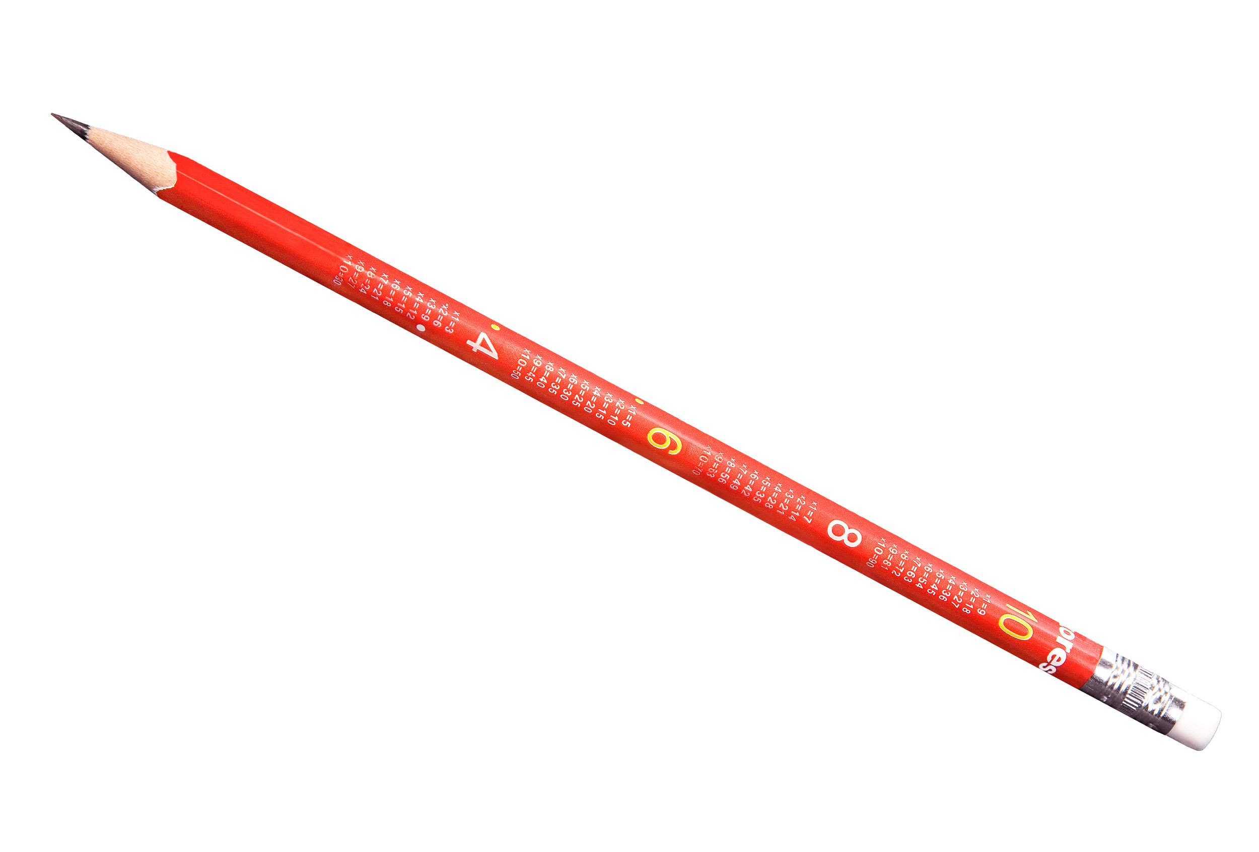 Mathmagic Triangular HB Graphite Pencils with Eraser - Soft & Smooth Writing for School, Office & Sketching (12-Pack)