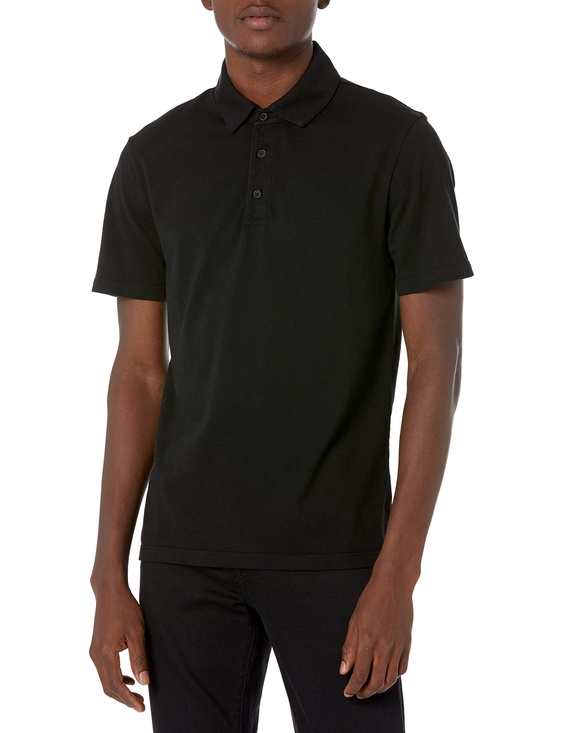 Vince Men's Short Sleeve Polo Shirt - Soft Garment Dyed Cotton, Casual & Business Wear for Summer, Golf, and Office Outfits