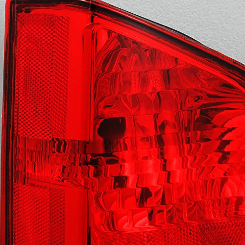 AKKON Red Clear Tail Lights & Brake Lights Replacement for Nissan Pathfinder SUV - Left Driver & Right Passenger Side - Perfect for Night Driving & Enhanced Safety