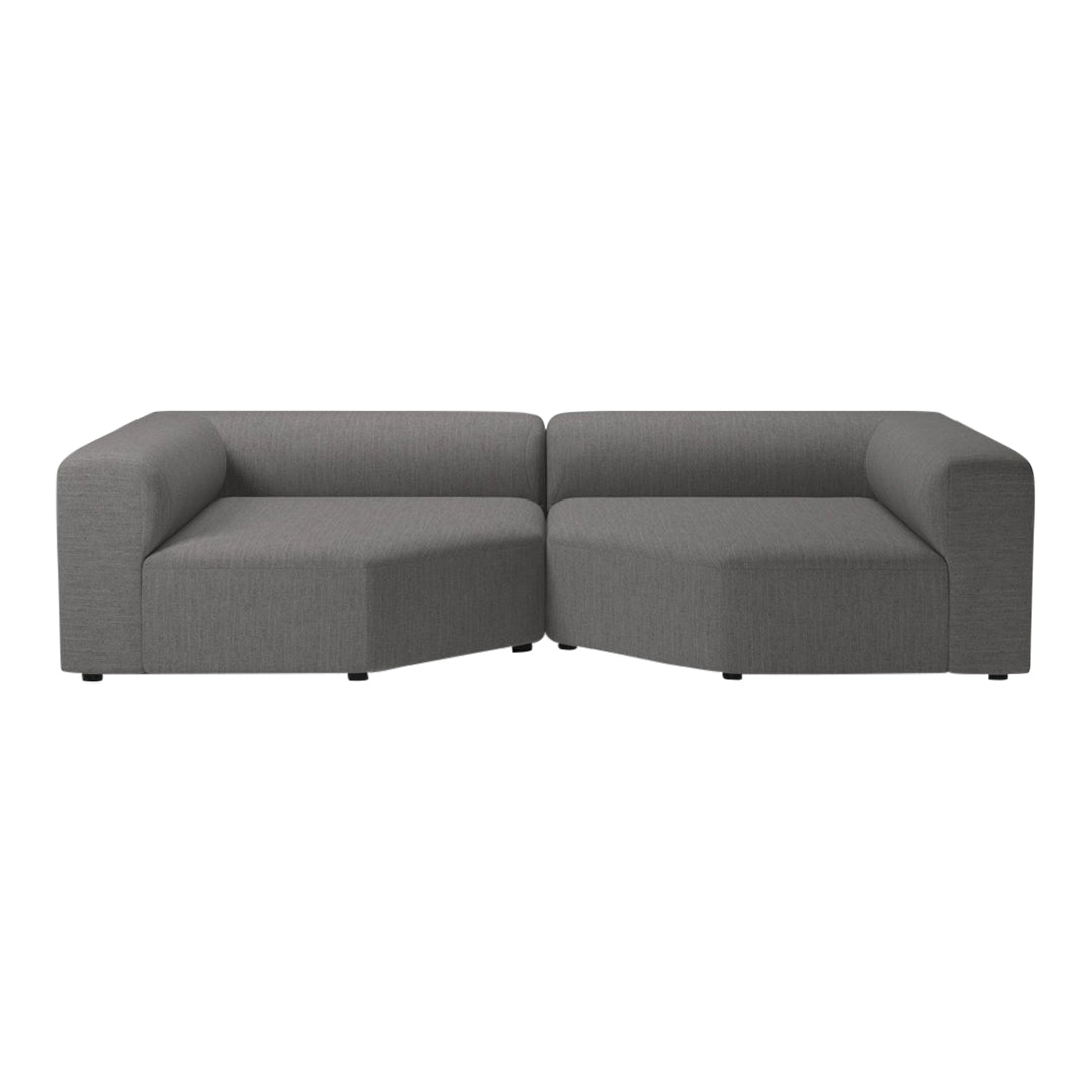 Angle 2 Seater Sofa - Modern Loveseat for Small Spaces | Perfect for Apartments, Living Rooms & Cozy Home Decor