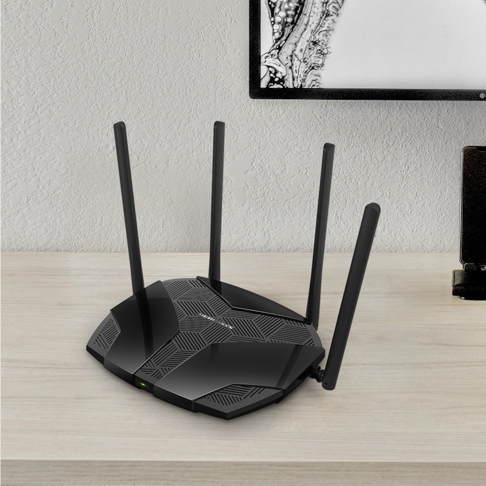 Mercusys MR70X AX1800 Dual Band WiFi 6 Gigabit Router - High Speed Wireless Internet for Home & Office | 4K Streaming, Gaming & Smart Devices Connectivity