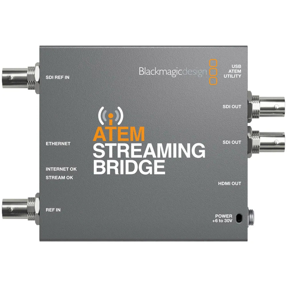 Blackmagic Design ATEM Streaming Bridge for ATEM Mini Pro - Professional Live Streaming Device for YouTube, Twitch & Facebook - Perfect for Gamers, Content Creators & Live Events