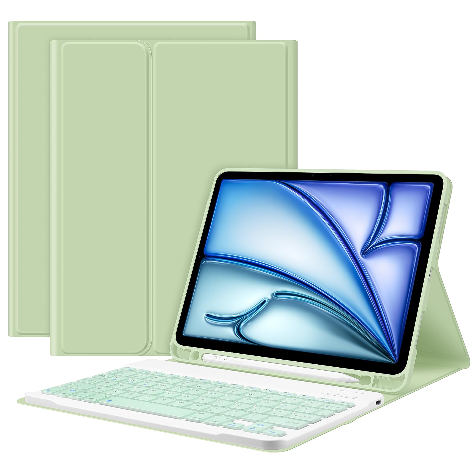 GOKOCO Detachable Bluetooth Keyboard Case for iPad Air 11