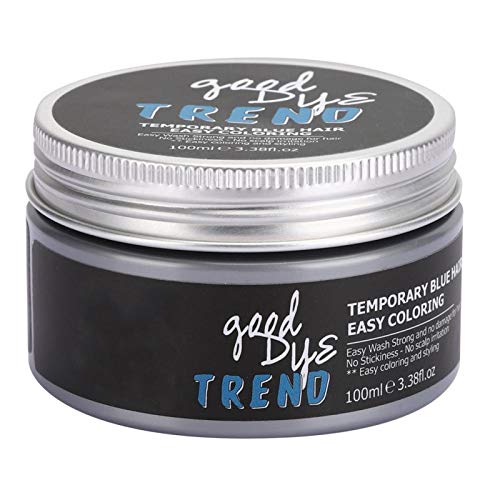 Semi-Permanent Hair Dye Cream for Women & Men - Temporary Ginger & Blue Hair Color Wax for Styling & Modeling | At-Home Salon & Party Looks