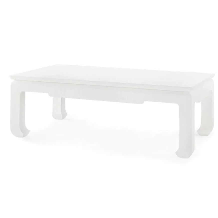 Bethany Large Rectangular Coffee Table in Vanilla - Modern Living Room Furniture for Home Decor | Perfect for Family Gatherings & Entertaining Guests