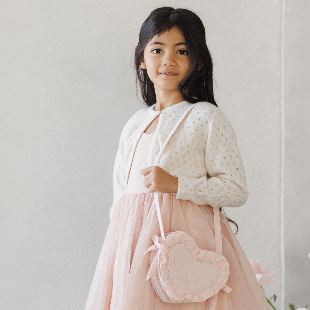 Blush Pink Heart-Shaped Crossbody Purse for Women - Cute & Trendy Clutch Bag for Date Night, Parties & Everyday Use