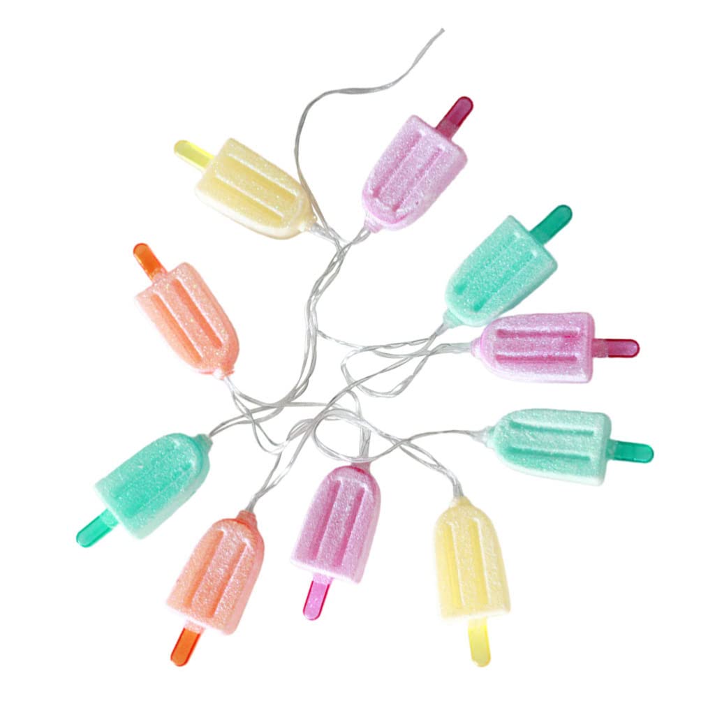 Popsicle String Lights LED - Fairy Bedroom Decor, Unique Party Atmosphere Lights, Christmas String Lamps for Home, Wedding, Garden & Outdoor Decor