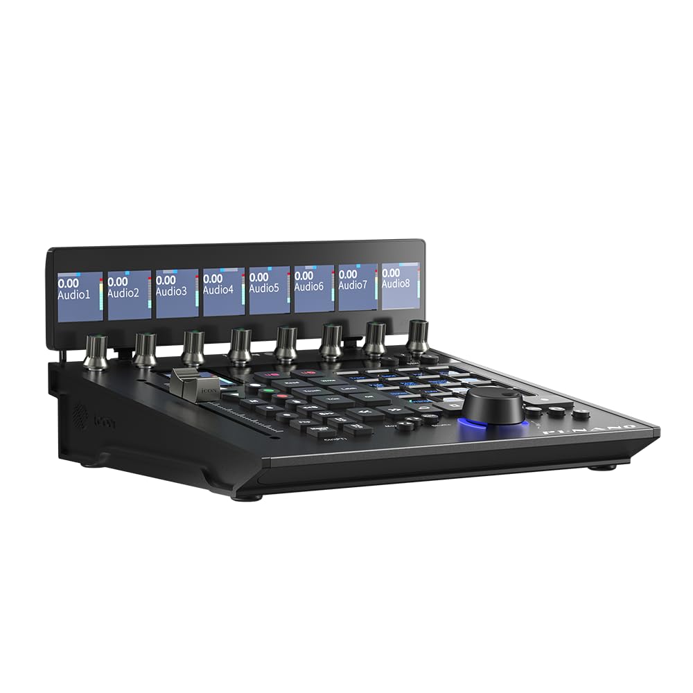 Pro Audio P1-Nano Compact DAW Control Surface with D5 Display - Professional Music Production Studio Bundle for Home & Recording Studios