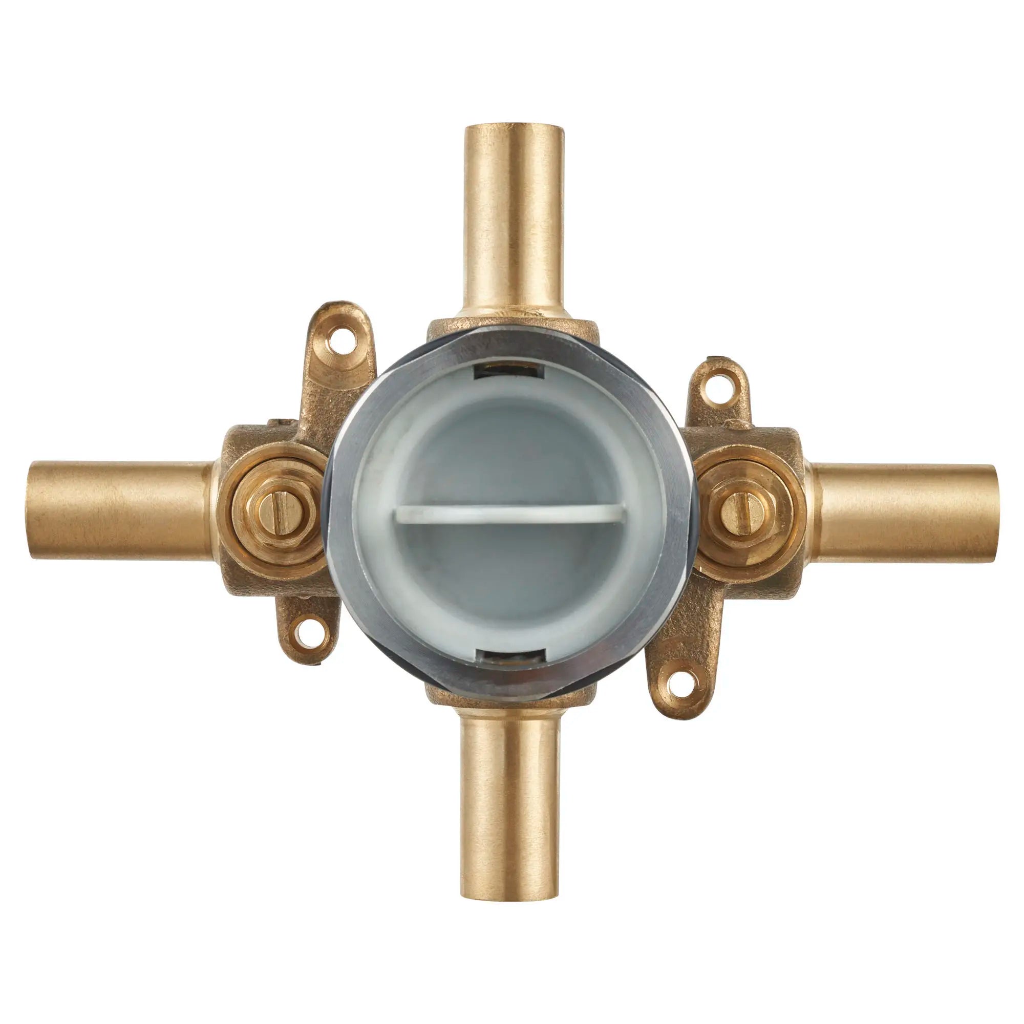 Flash® Shower Rough-In Valve with Stub Outs & Screwdriver Stops - Perfect for Bathroom Remodeling and DIY Plumbing Installations