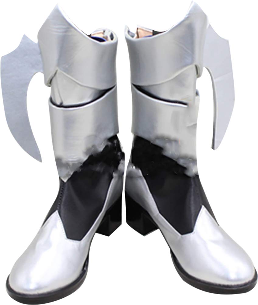 MINGCHUAN Whirl Cosplay Boots for Kingdom Hearts Aqua - High Quality Anime Cosplay Shoes for Women, Perfect for Halloween, Comic Con & Costume Parties