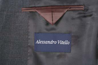 Alessandro Vitello Classic Fit Men's Suit 566 6 - Premium Business Attire for Office, Weddings & Formal Events