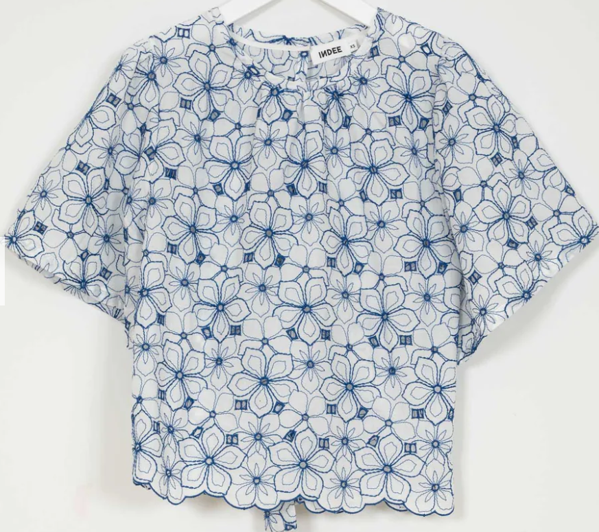 Elegant Embroidered Lace Top for Women - Size 10Y L - Perfect for Parties, Weddings & Special Occasions