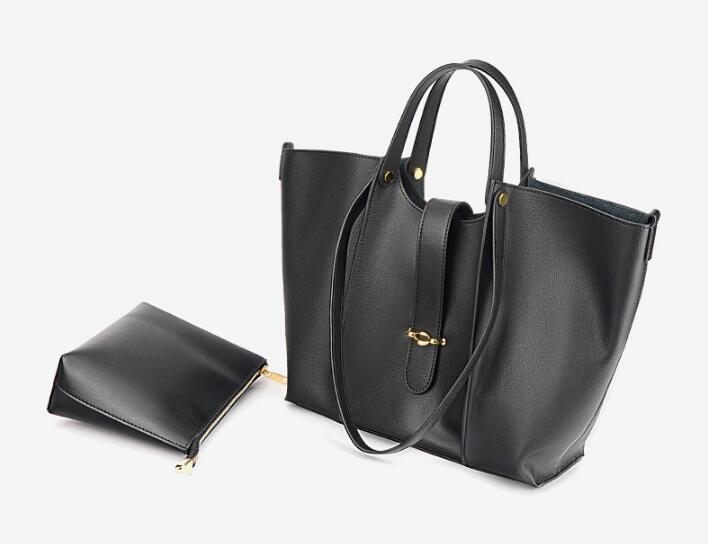 Stylish Women's Leather Tote Handbag - Premium Genuine Leather Work Bag for Office, Travel & Everyday Use